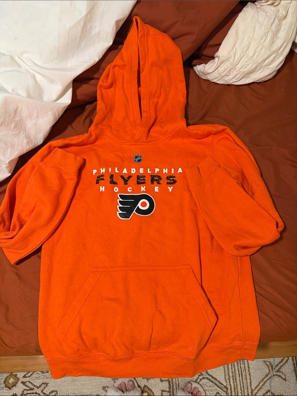 Philadelphia Flyers Orange Hoodie Sweatshirt